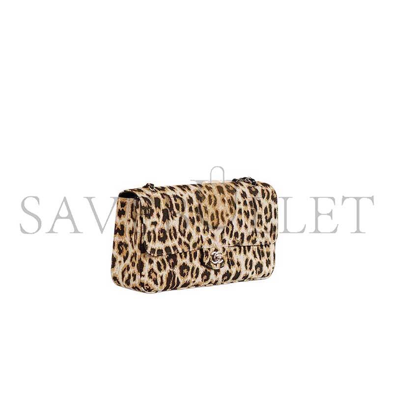 Ch**el master leopard print classic flap bag (33*18*8cm)